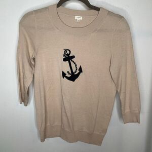 J. Crew Anchor Cotton Sweater